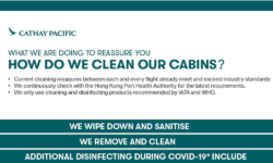 HOW DO WE CLEAN OUR CABINS ? (Cathay Pacific)