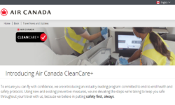 Introducing Air Canada CleanCare+