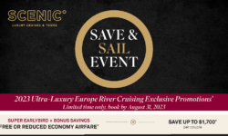 2023 Ultra-Luxury Europe River Cruising Exclusive Promotions (Scenic)
